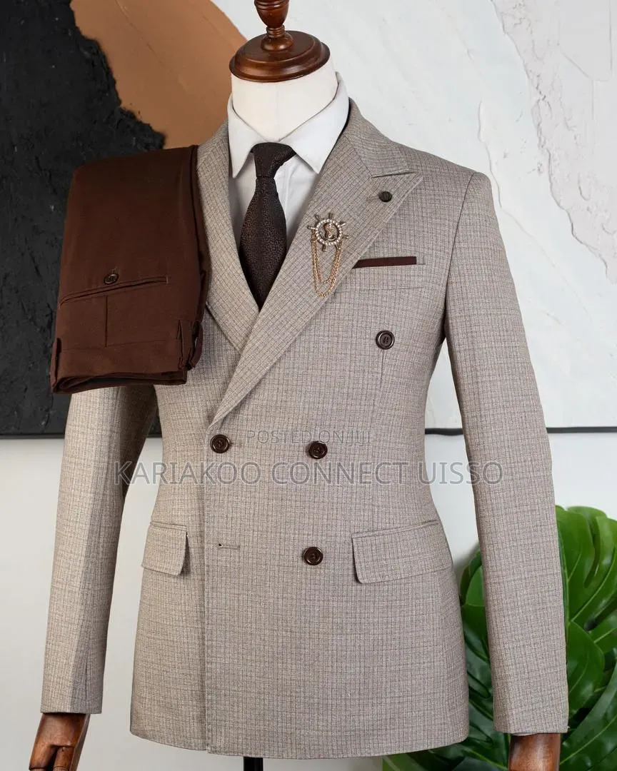 Coffee and Chocolate Men's Suits