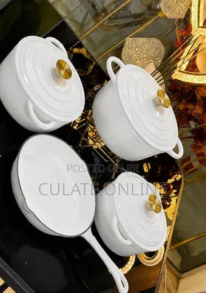 4pcs Cast Iron Non-Stick Cookware Set
