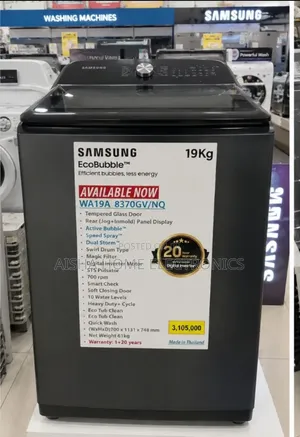 Samsung Washing Machine Kg 19 (Wa19a-8370gv/Nq)