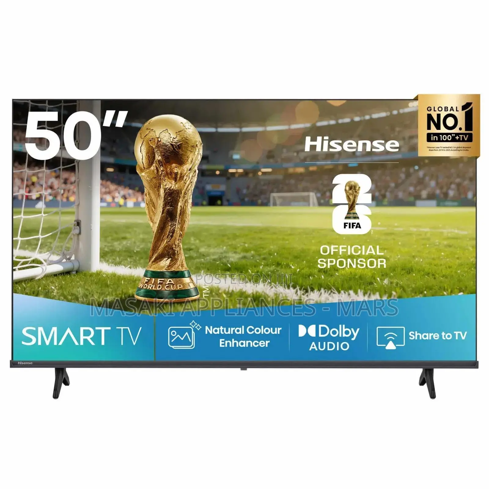 Hisense 50′′ Full Hd Vidaa Smart Tv (Model No: 50a4q)