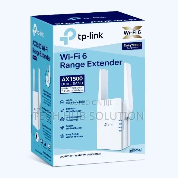 Tp-Link Re505x Ax1500 Wi-Fi 6 Range Extender