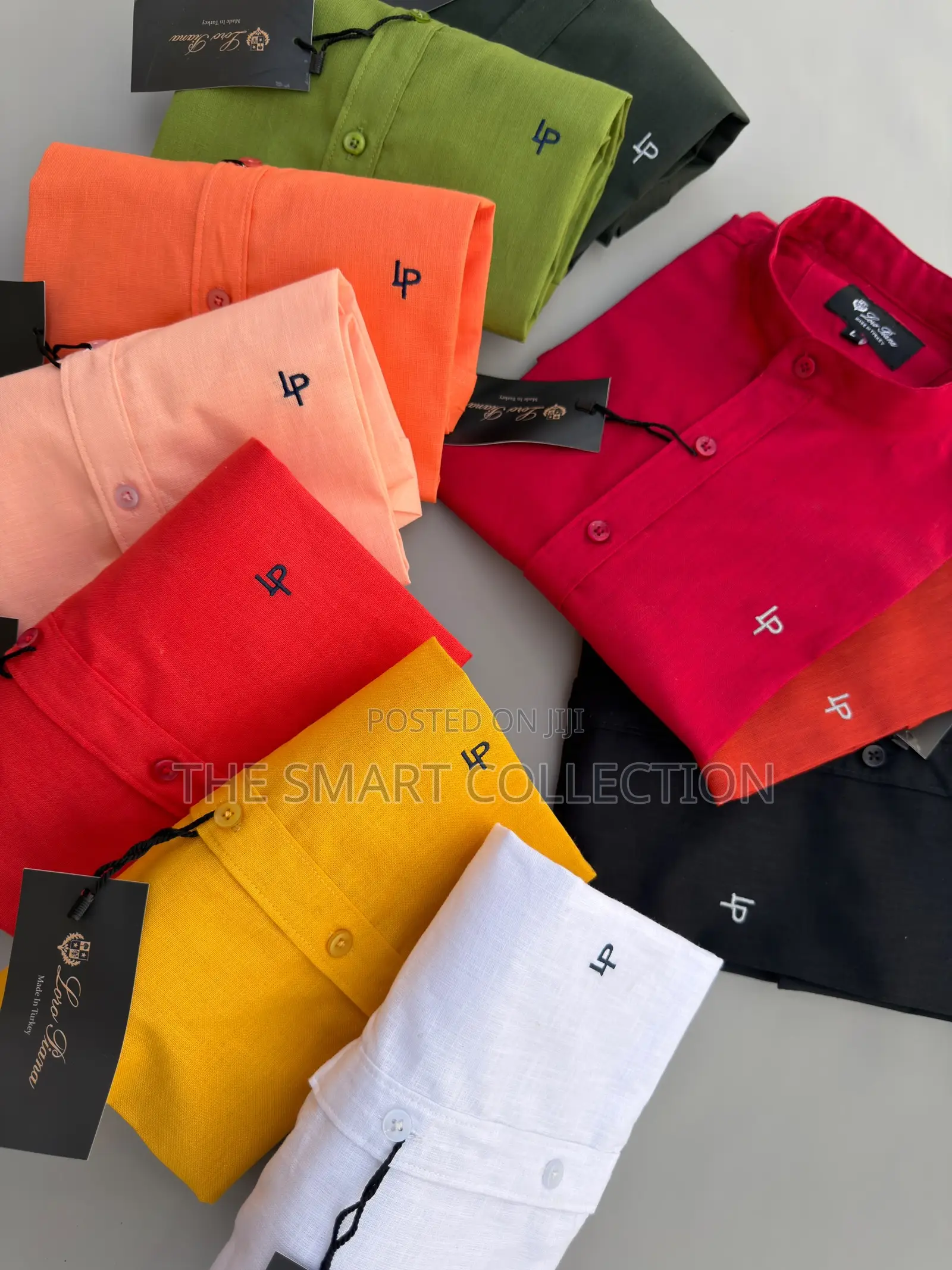 Loro Piana Linen Shirt Collarless