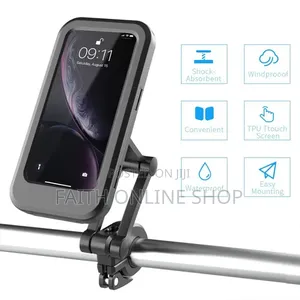 360° Rotating Motorcycle Bicycle Adjustable Phone Holder Mount