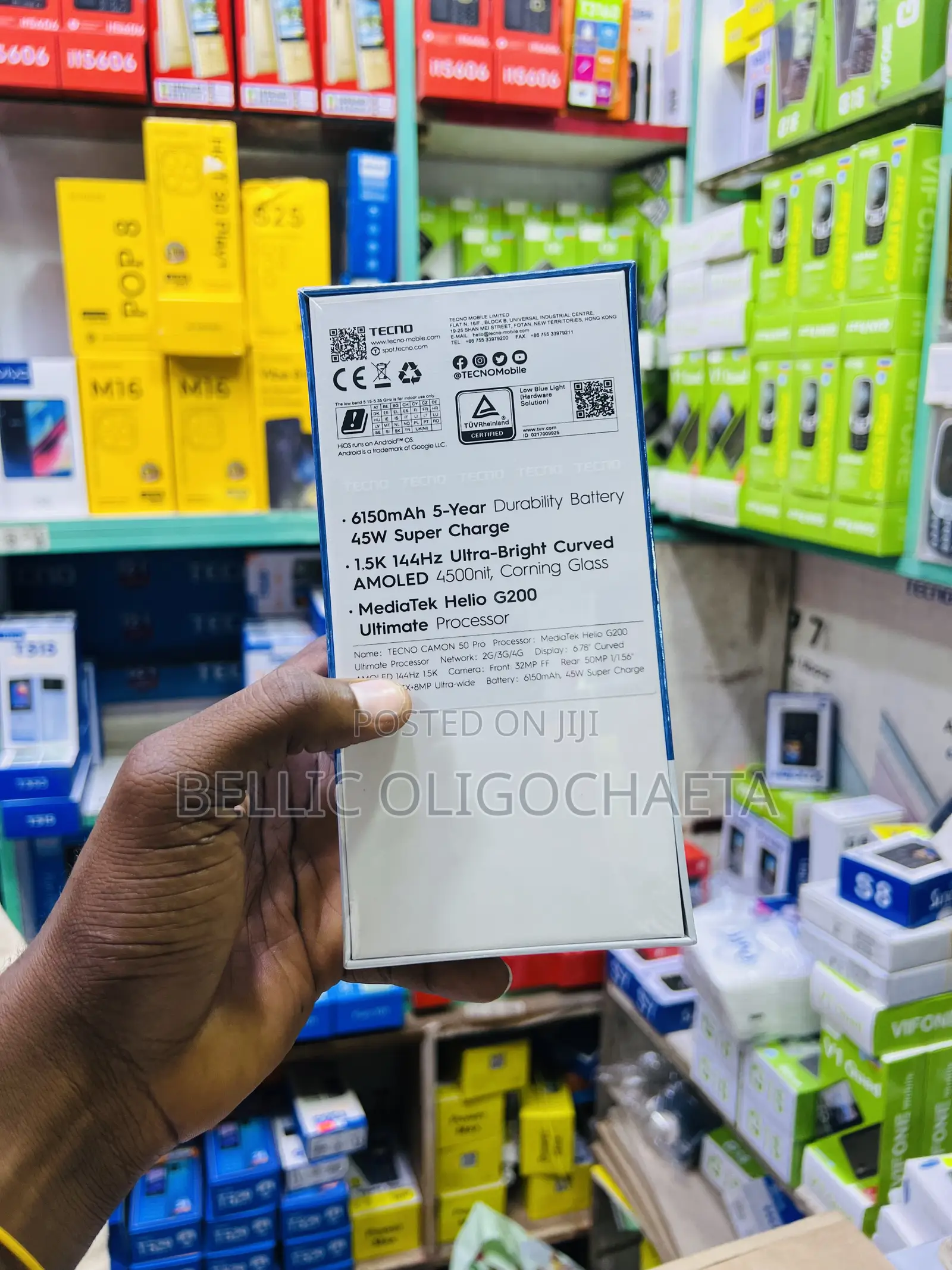 New Tecno Camon 50 Pro 256 GB Black