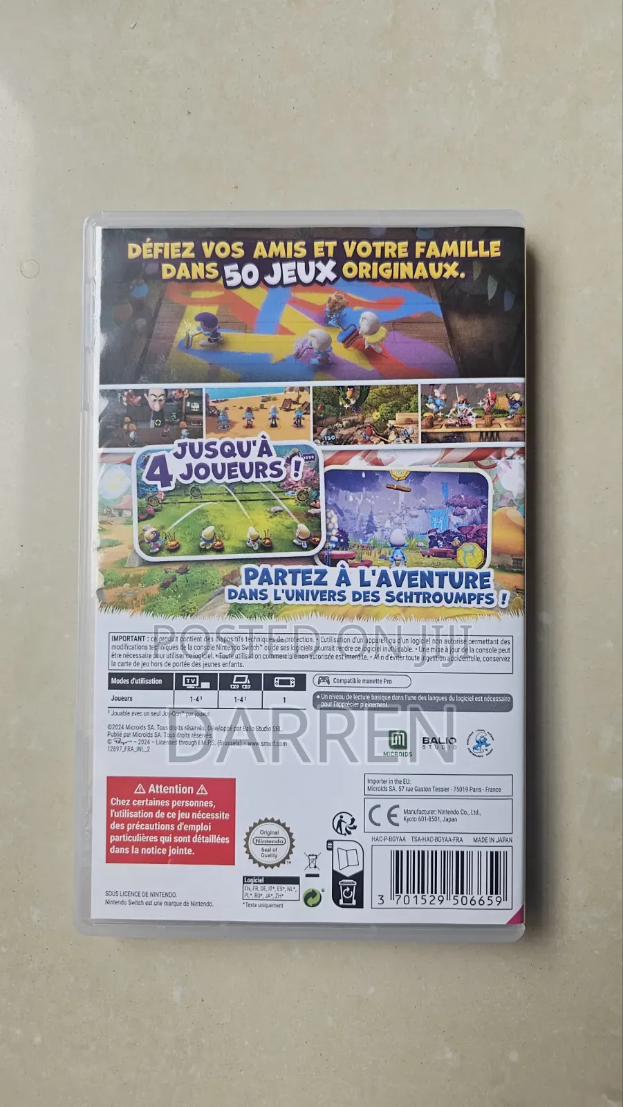 The Smurfs Village Party Game on Nintendo Switch