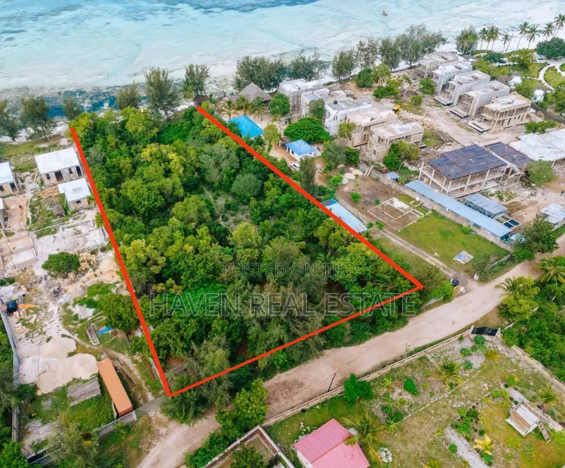 Beach Plot for Sale at Kizimkazi Zanzibar