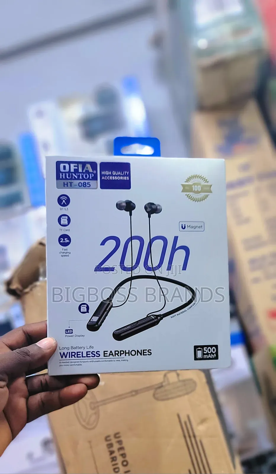 Ofia Huntop Ht-085 Neckband Wireless Bluetooth