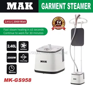 Mak Garment Steamer Digital Liter 2 2.4,And 2. 5l