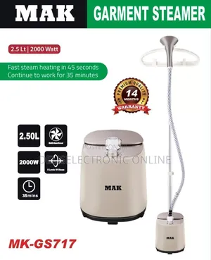 Mak Garment Steamer Digital Liter 2 2.4,And 2. 5l