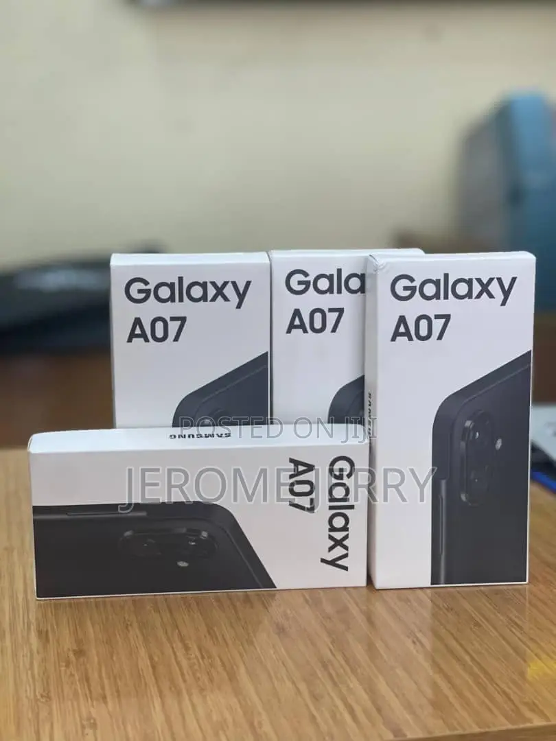 New Samsung Galaxy A07 5G 128 GB Black