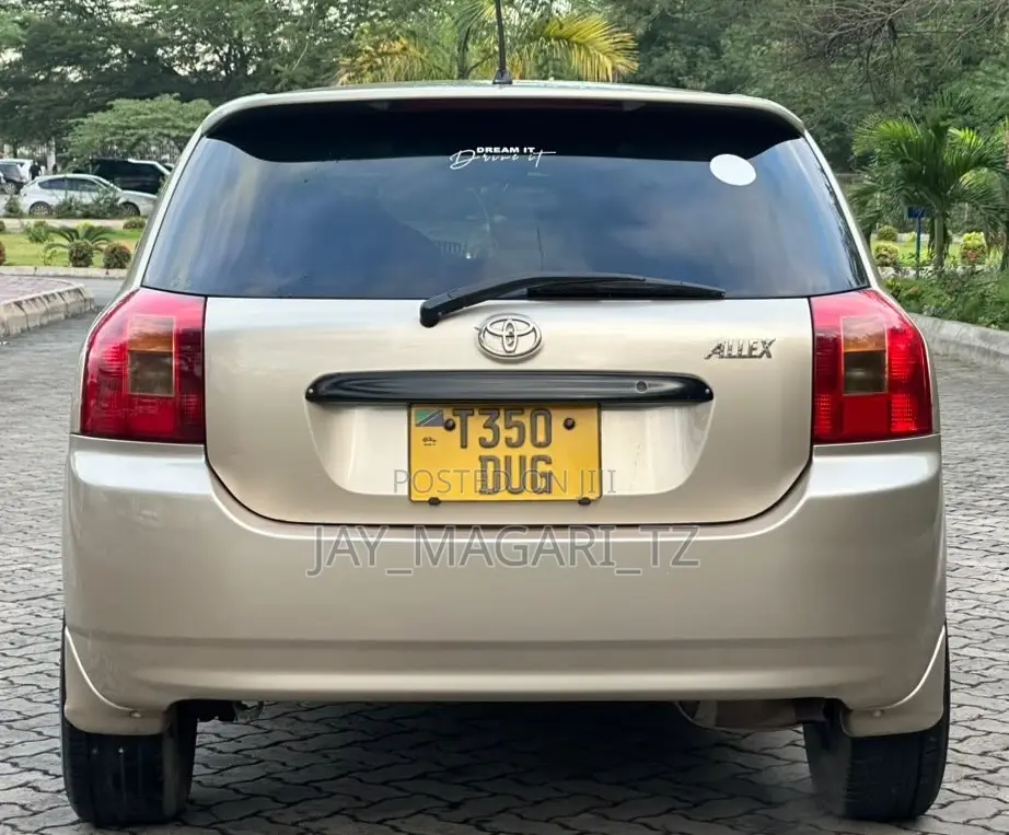 Toyota Allex 2003 Gold