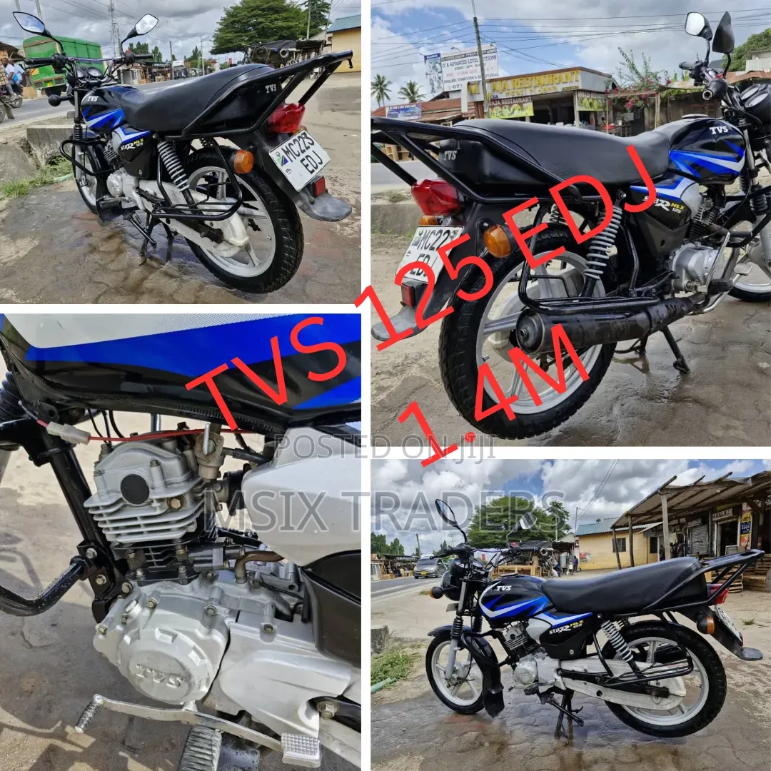 TVS HLX 125 2024 Blue