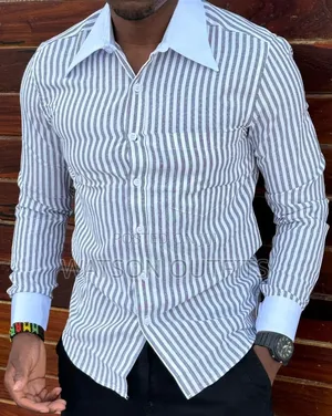 Men's Shirts Stylish Lines Design Materials Top Class