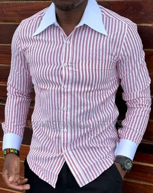 Men's Shirts Stylish Lines Design Materials Top Class