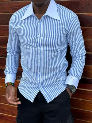 Men's Shirts Stylish Lines Design Materials Top Class