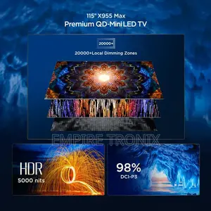 TCL 115" X955 Max Premium Qd-Mini Led Tv
