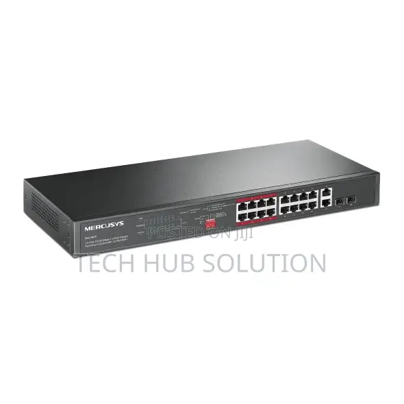 Mercusys Ms118cp 16-Port Fast Ethernet Switch