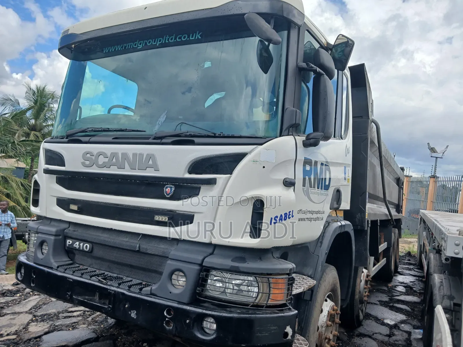 Scania P410 Mende Tipa 2013 White