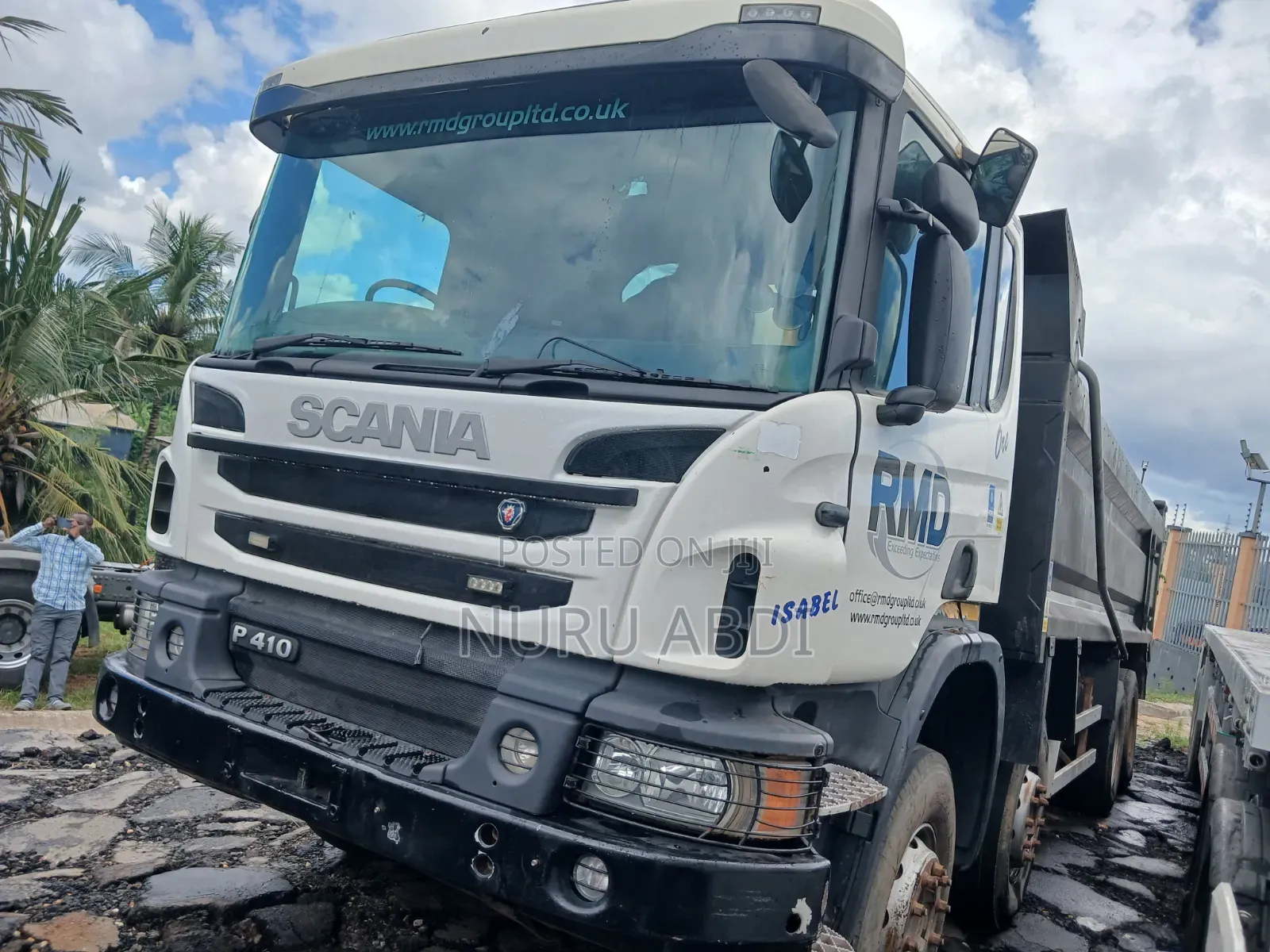 Scania P410 Mende Tipa 2013 White