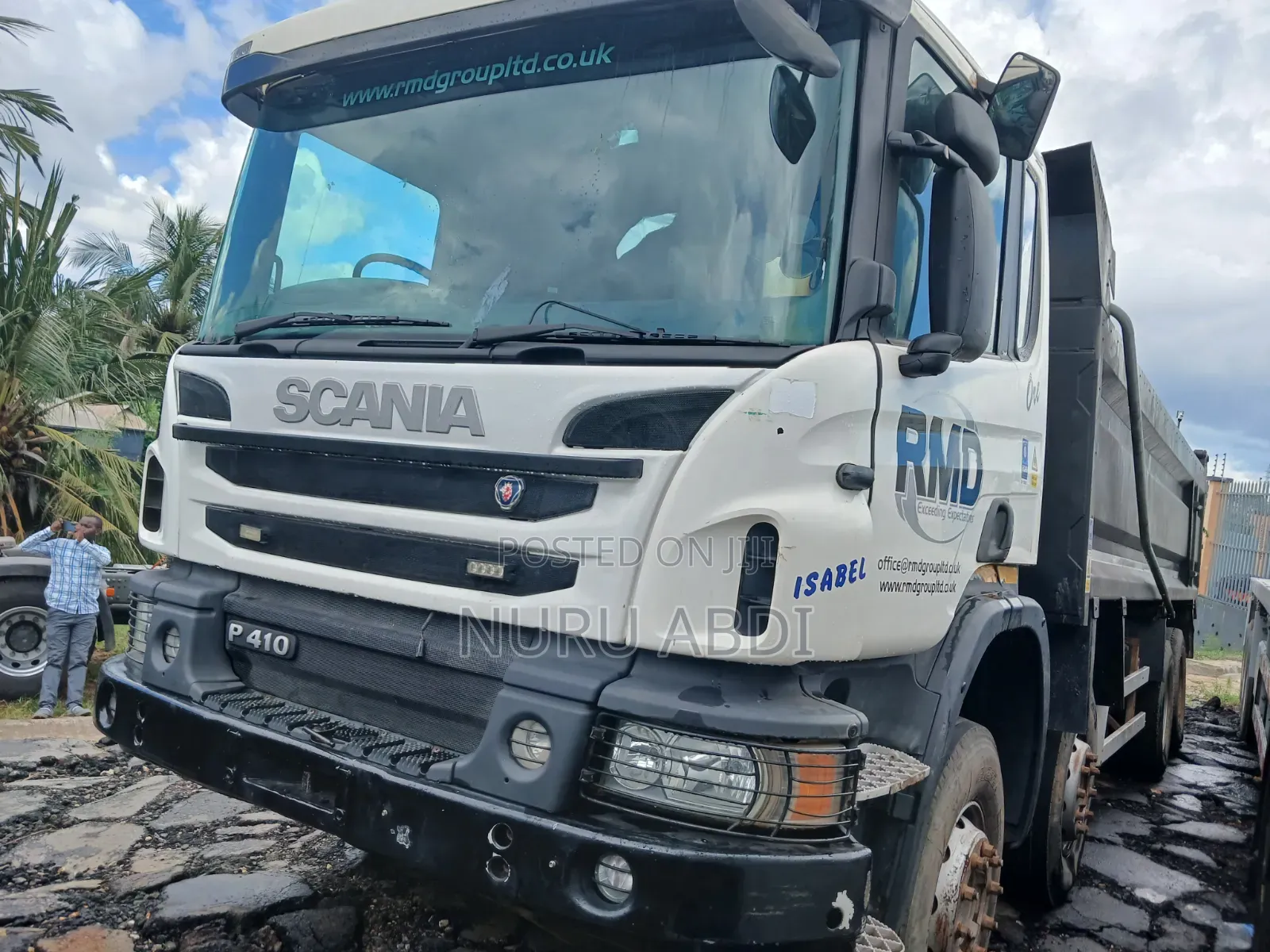 Scania P410 Mende Tipa 2013 White