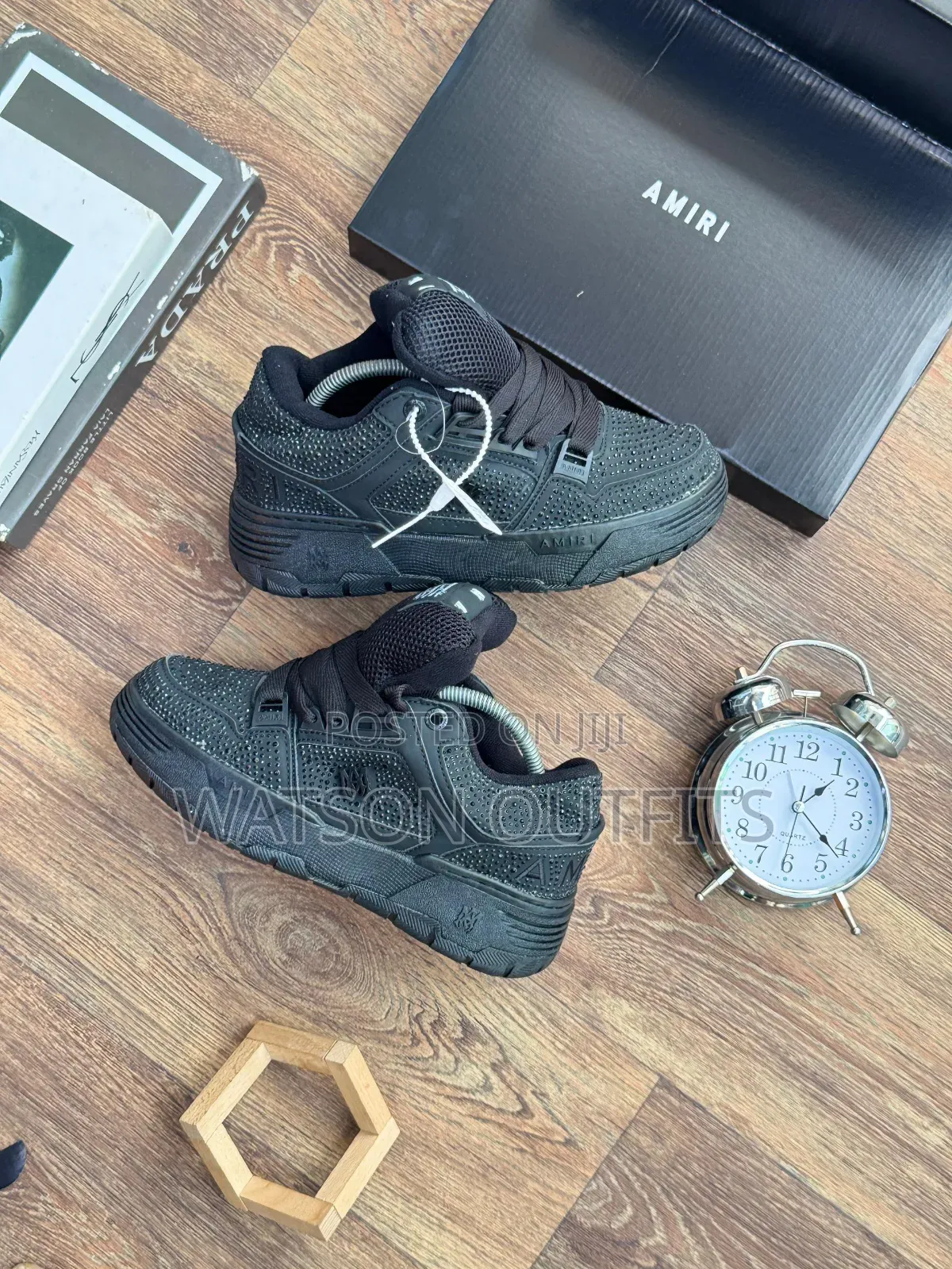 Amiri Brand Men's Leather Shoes or Sneaker Shoes Classically Royal