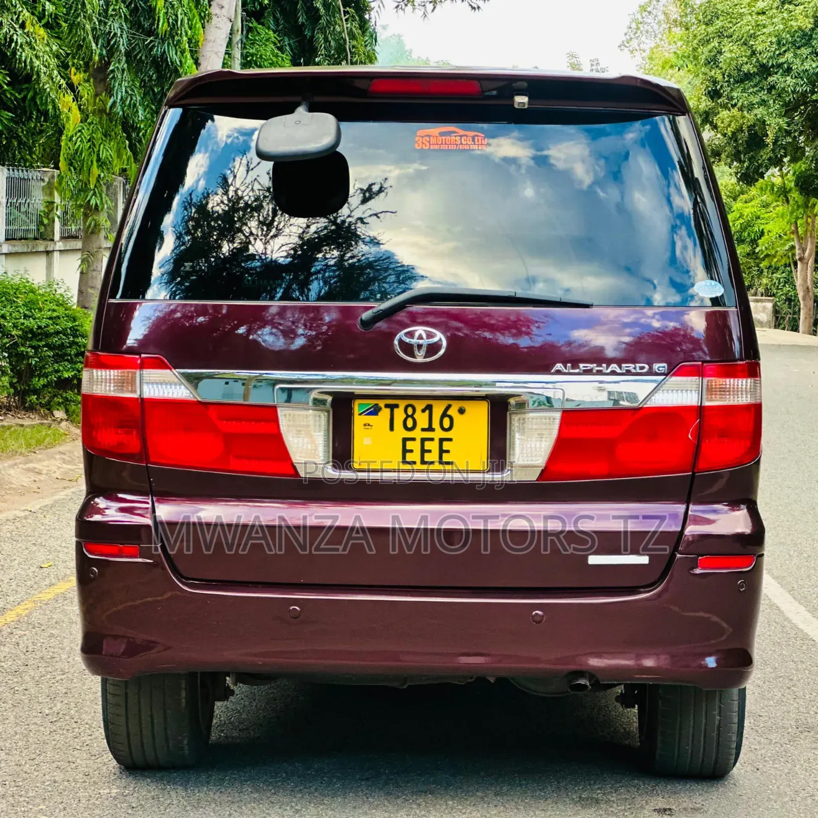 Toyota Alphard 2004 Maroon