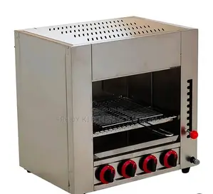 Commercial Countertop Infrared Gas Salamander Broiler, Often Used For