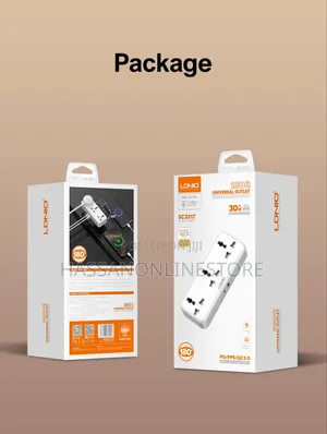 Ldnio Sc3317 3 Ac Outlets Portable Extension Power Socket
