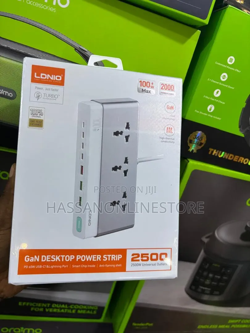 Ldnio Sc3 Gan 100w Pd Desktop Power Strip