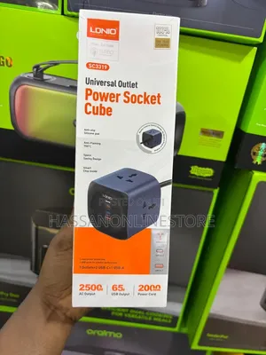 Ldnio Sc3319 6 in 1 Power Socket Adapter Desktop Charger