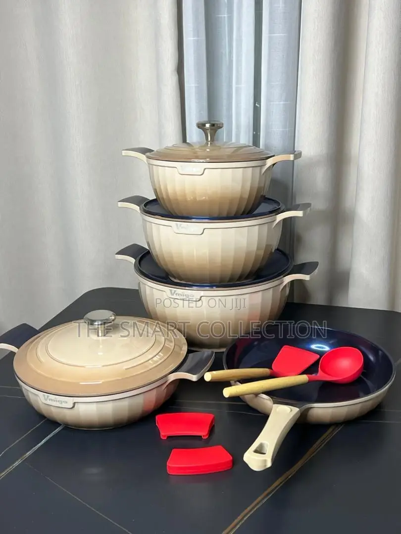 Sufuria Za Kisasa Za Kupikia 9pcs