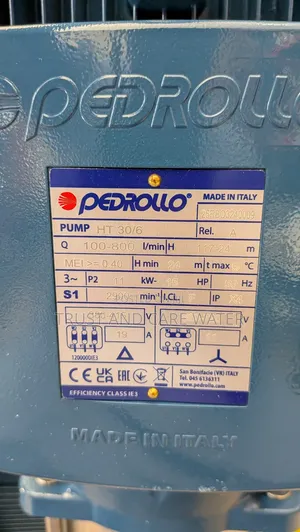 Pedrollo Multistage Pump 15hp (Ht30/6)