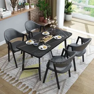 Dinning Table With 4chairs Marble High Quality