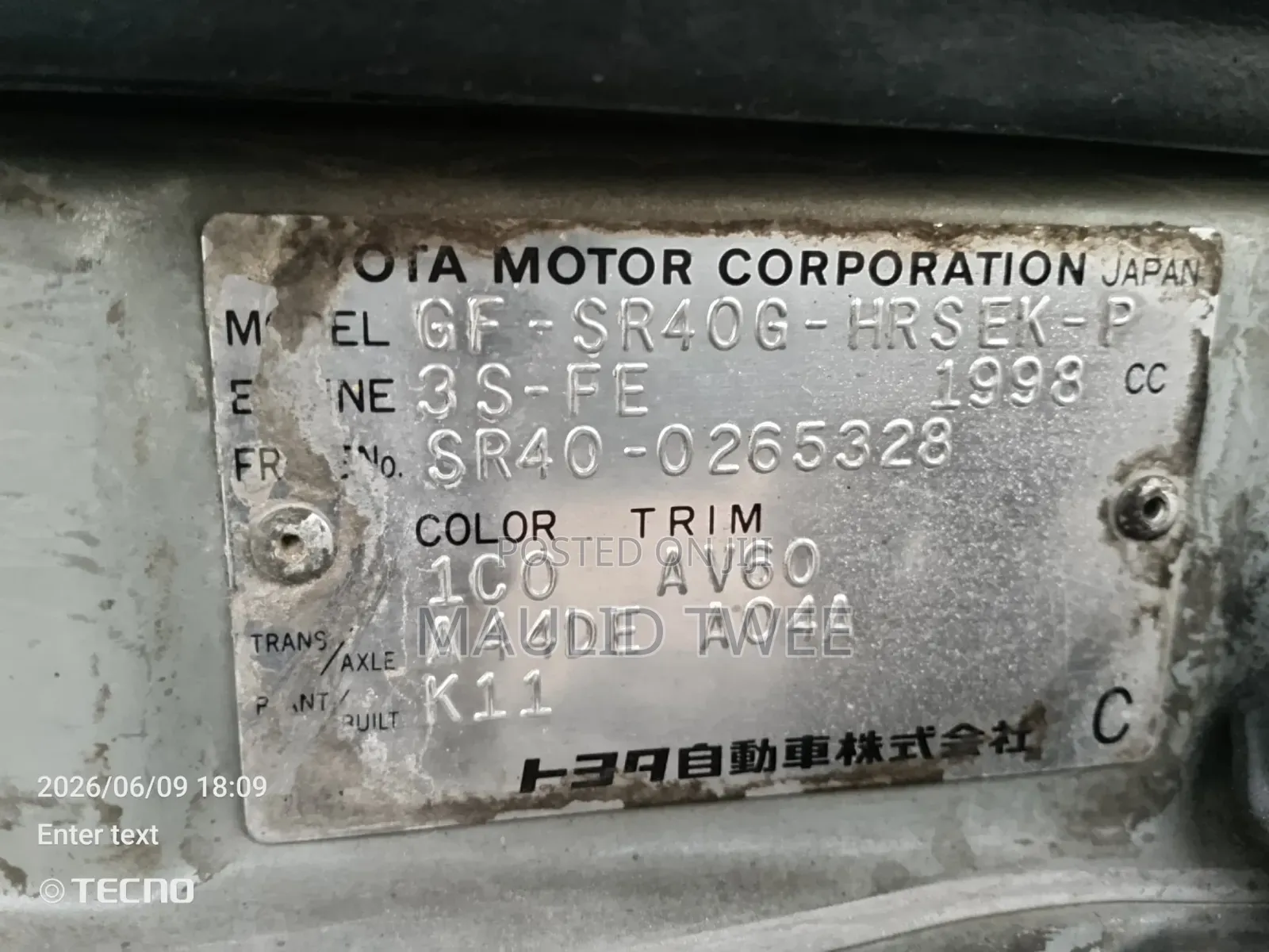Toyota Noah 2002 Silver
