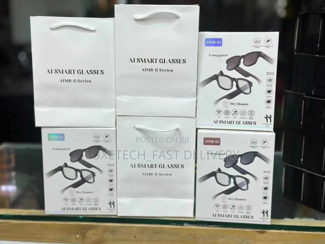 Aimb-g1 Smart Glasses With Hd Camera, Wifi, Bluetooth + Ai Assistant