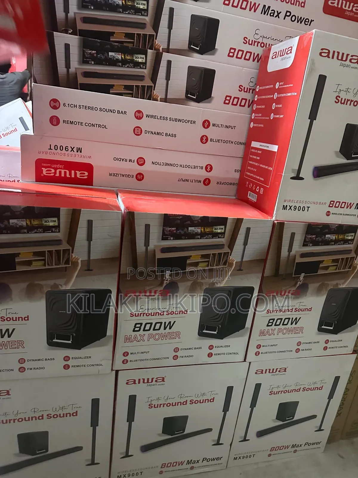800w Aiwa Japan Wireless Sound Bar
