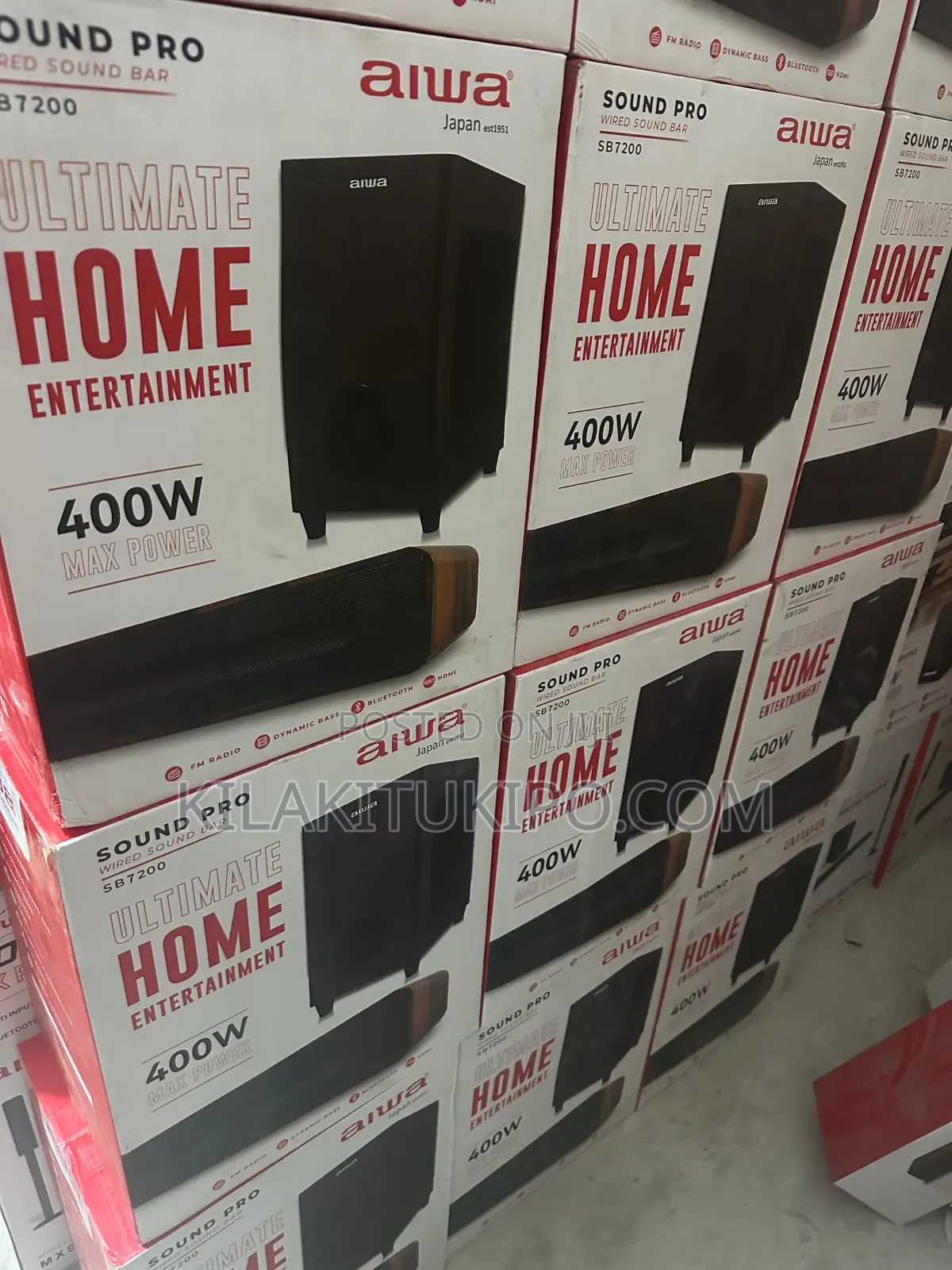 Ultimate Home Sound Bar 400w Aiwa Japan