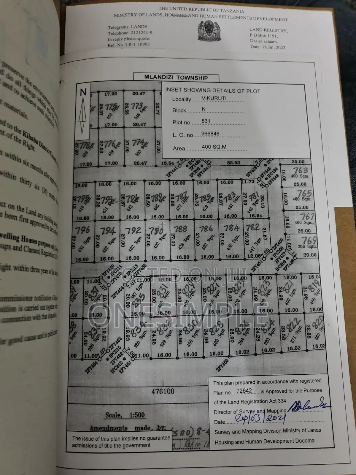Kiwanja Kinauza Industrial Zone, Kibaha - Visiga Madafu
