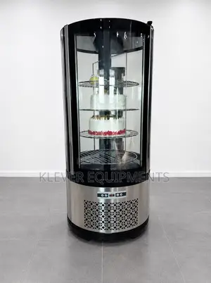 Vertical Rotating Cake Display Showcase