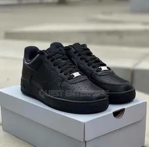 Original Nike Air Force 1 Triple Black – Uk Size 10