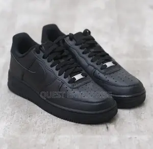 Original Nike Air Force 1 Triple Black – Uk Size 10