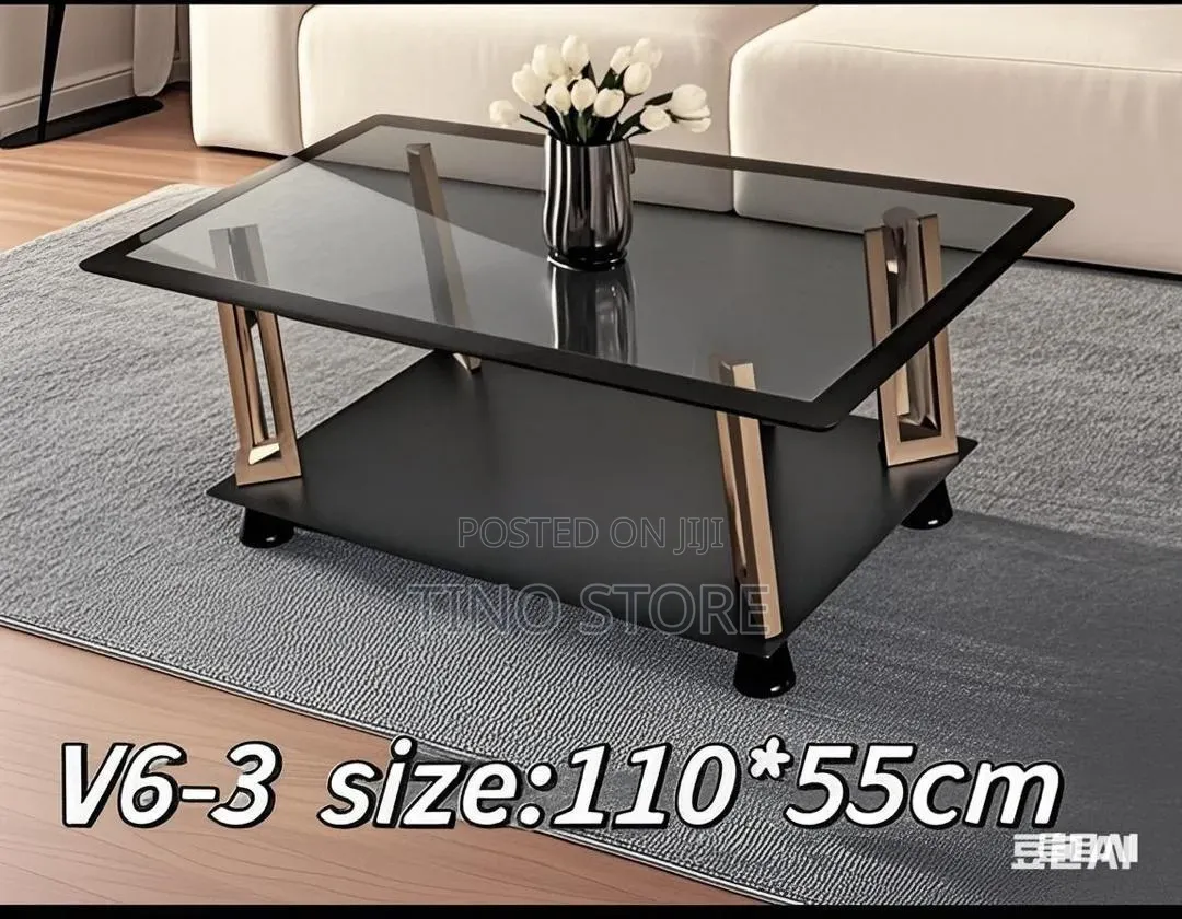 Modern Glass Top Coffee Table