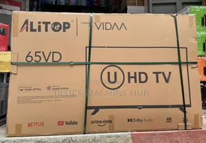 *Lalitop Tv Inch 65 Smart Vidaa Frameless