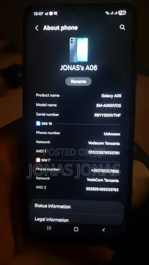Samsung Galaxy A06 64 GB Black