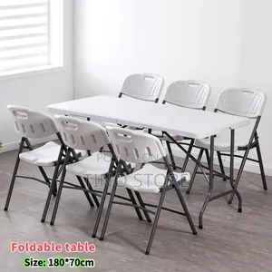 Portable Plastic Folding Table Set