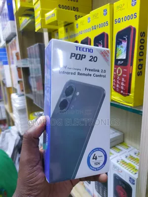 New Tecno Pop 20 128 GB Black