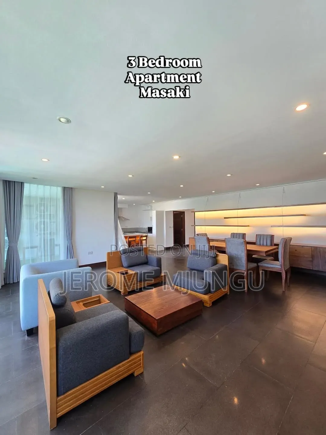 Furnished 3bdrm Apartment in Masaki for rent
