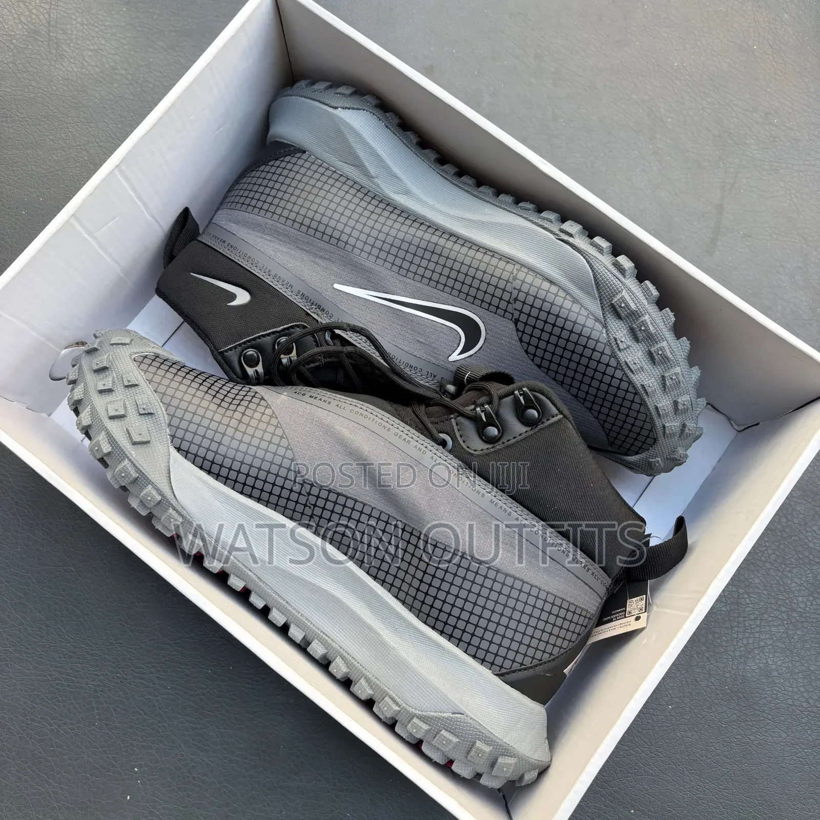 Acg Brand Men's Leather Boots Materials Very Classic