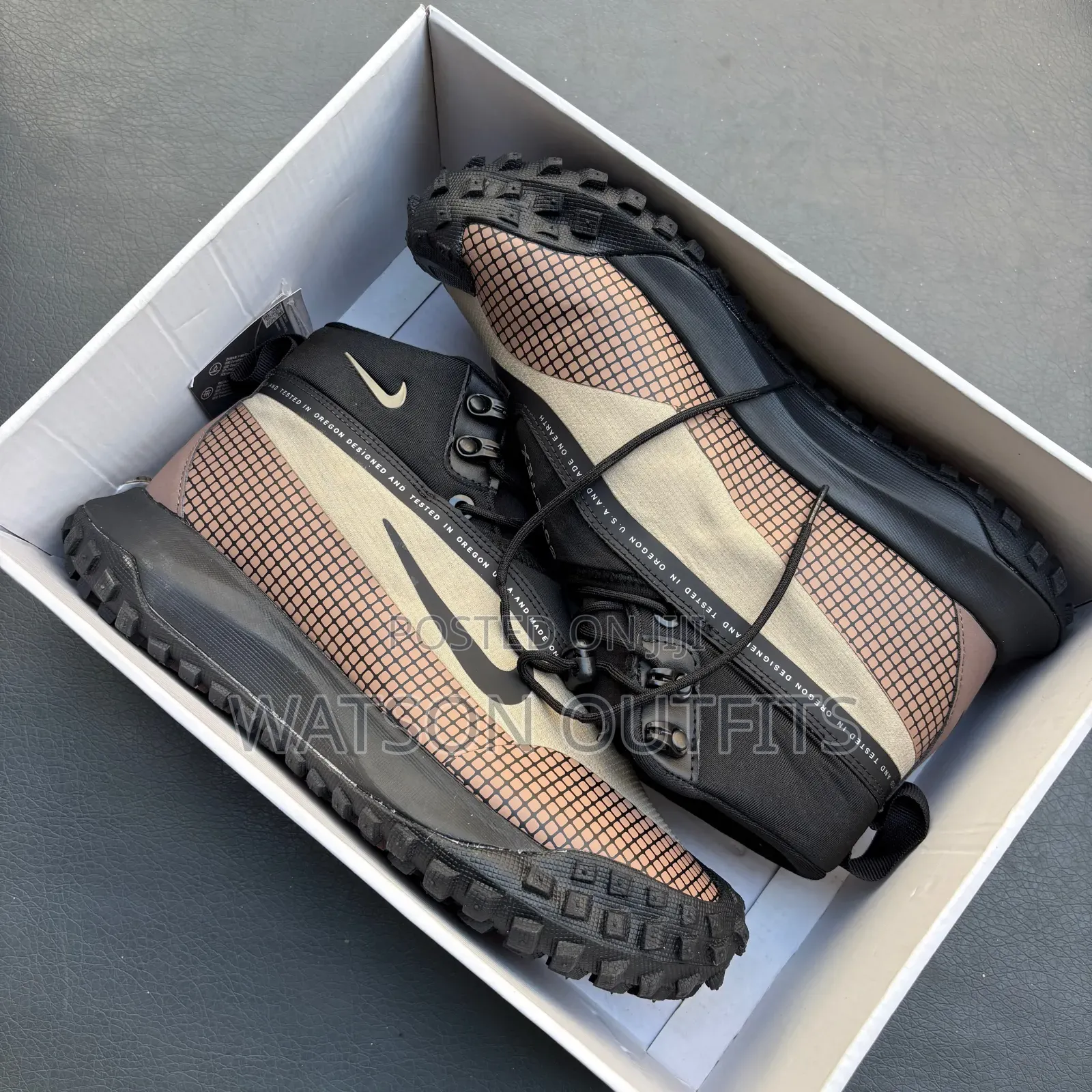 Acg Brand Men's Leather Boots Materials Very Classic