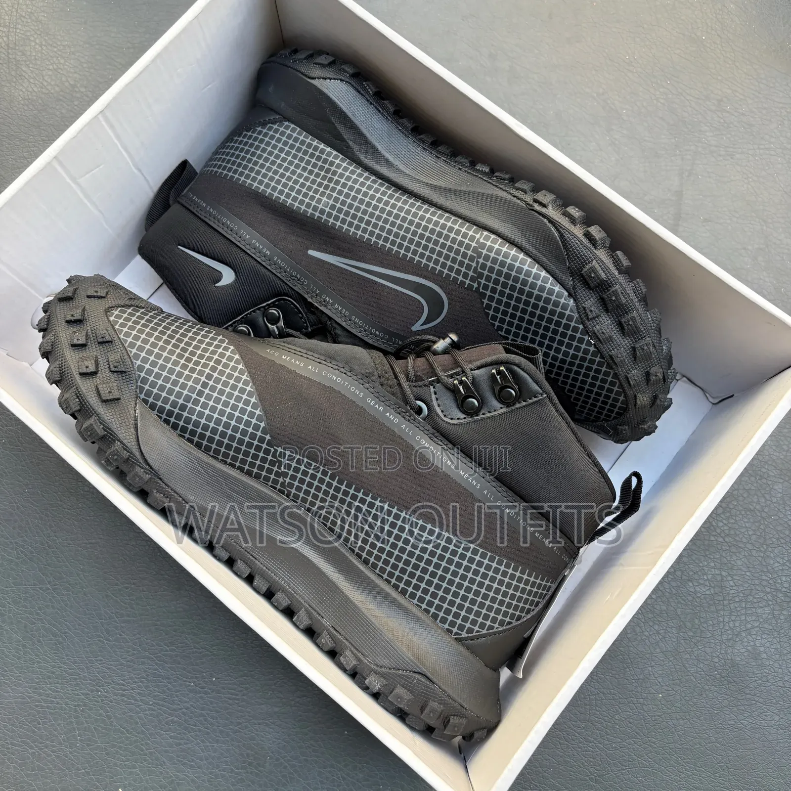 Acg Brand Men's Leather Boots Materials Very Classic